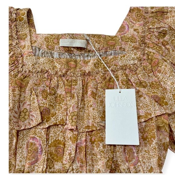 Ulla Johnson Warner Blouse In Meadow Size‎ 4, New with tag - Picture 5 of 13